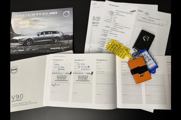Volvo V90 2.0 T6 AWD Business Pro Automaat Adaptive cruise Climate Stuur-stoelverwarming Leer Apple / Android Dodehoekdetectie