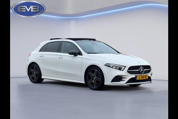 Mercedes-Benz A-Klasse 200 Business Solution 163 pk AMG styling, nieuw model, camera, sfeerverlichting, panoramadak, parelmoer wit