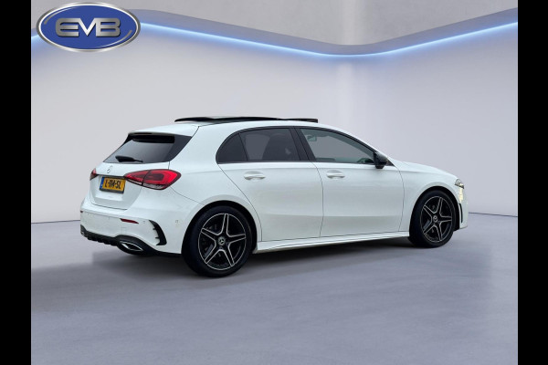 Mercedes-Benz A-Klasse 200 Business Solution 163 pk AMG styling, nieuw model, camera, sfeerverlichting, panoramadak, parelmoer wit