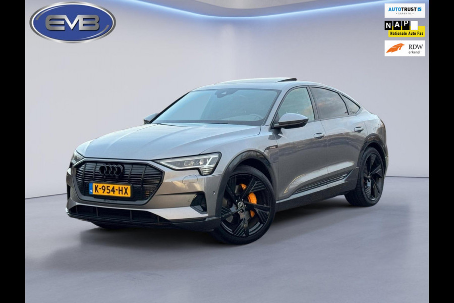 Audi e-tron Sportback 50 quattro Sport Black line, S-line interieur, 22 inch, achteruitrijcamera, stoelverwarming, NL auto met nap
