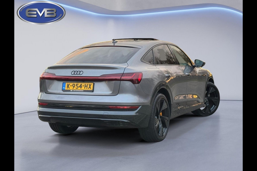 Audi e-tron Sportback 50 quattro Sport Black line, S-line interieur, 22 inch, achteruitrijcamera, stoelverwarming, NL auto met nap