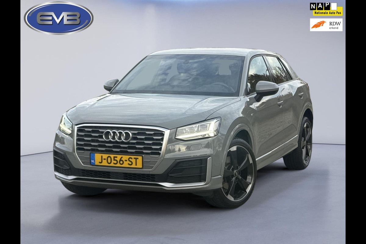 Audi Q2 35 TFSI 150 pk AUTOMAAT S Edition, 2X S-LINE, camera, trekhaak,1/2 lederen sportinterieur, 1 e eigenaar, nl auto met nap