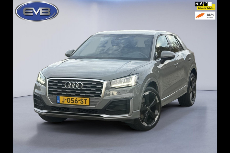 Audi Q2 35 TFSI 150 pk AUTOMAAT S Edition, 2X S-LINE, camera, trekhaak,1/2 lederen sportinterieur, 1 e eigenaar, nl auto met nap