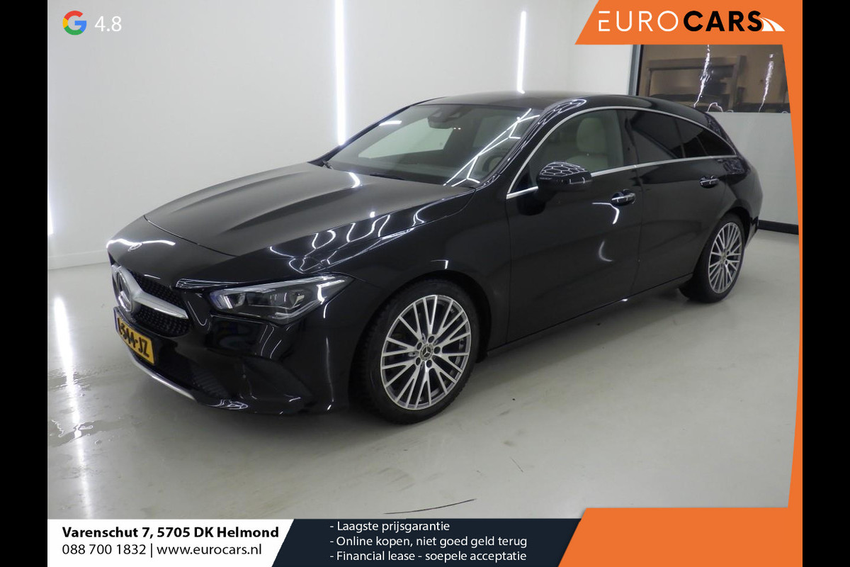 Mercedes-Benz CLA-Klasse Shooting Brake 200 Aut. DCT Luxury BUITENKANS! Panodak Ambient Light Leder + Memory stoelen PDC VA+Camera Mulitibeam LED NAVI MBUX Augmented Reality NL Auto + NAP