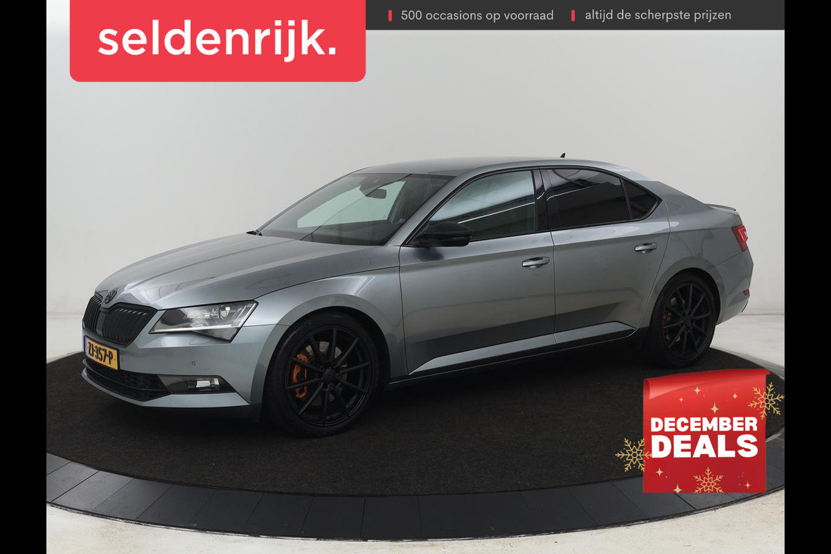 Škoda Superb 2.0 TSI 4x4 Sportline | Leder/Alcantara | Stoelverwarming | Camera | Carplay | Memory | Bi-Xenon | Navigatie | Sportstoelen | Parkeerhulp | Climate control | Bluetooth | Cruise control