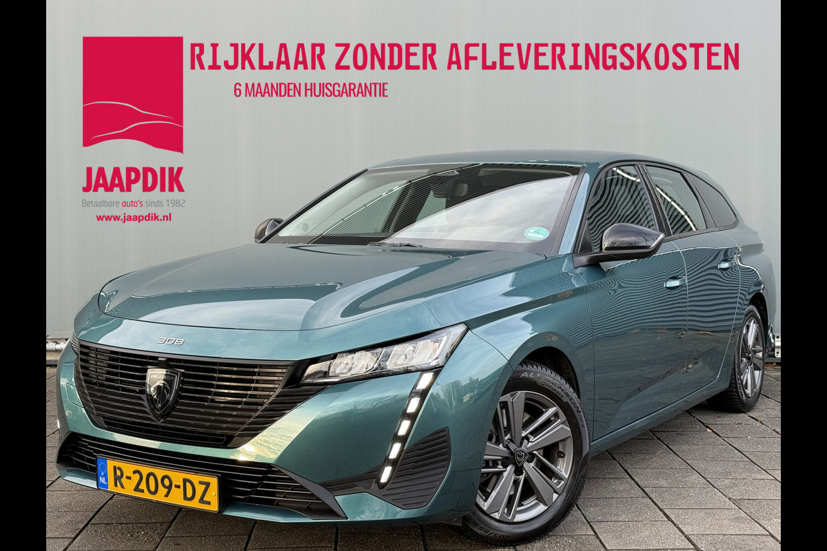 Peugeot 308 SW BWJ 2022 | 1.5HDi 131PK Pack Bus | CLIMA | NAVI | VOORRUIT VERW. | CARPLAY | LICHTMETAAL | PDC |