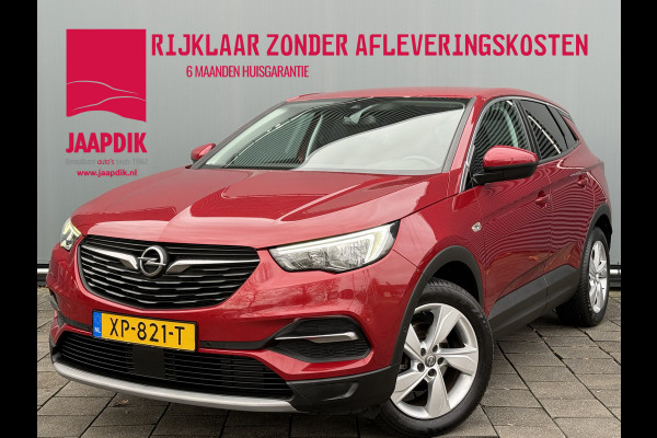 Opel Grandland X BWJ 2019 | 1.2T 131PK Bus Executive AUTOMAAT | TREKHAAK | CAMERA A | LEDER/STOF | NAVI | CLIMA | STOELVERW | CARPLAY | PRIVACY GLASS |