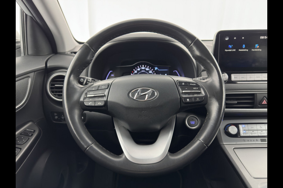 Hyundai Kona EV Fashion 64 kWh (3-Fase) {SOH-100%} (INCL-BTW)  Aut * HEATPUMP | NAVI-FULLMAP | LEATHER-FABRIC | KEYLESS | CAMERA | DAB | ECC | PDC | ADAPTIVE-CRUISE | LANE-ASSIST | HEATED SEATS | PRIVACY-GLASS | HEAD-UP | SHIFT-PADDLES | 17"A