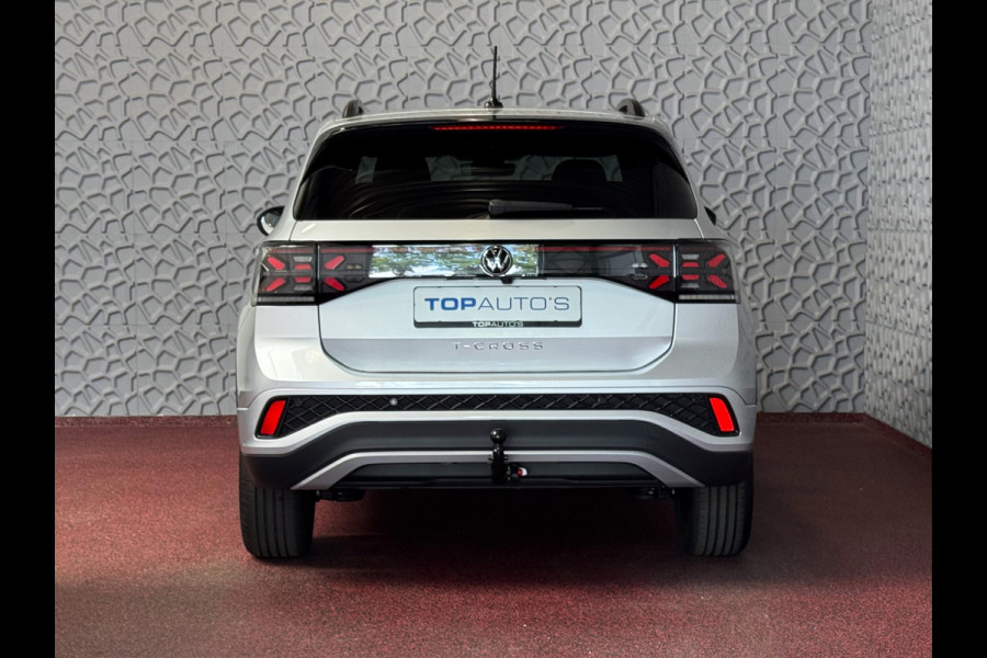 Volkswagen T-Cross ✅ NIEUWE AUTO ✅ TSI 115PK R-LINE EDITION KEYLESS TREKHAAK LED IQ CAMERA STOELVERW ✅2025✅ "Volkswagen rijden begint bij Topautos.nl – 75 topmodellen direct op voorraad!"