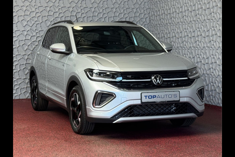 Volkswagen T-Cross ✅ NIEUWE AUTO ✅ TSI 115PK R-LINE EDITION KEYLESS TREKHAAK LED IQ CAMERA STOELVERW ✅2025✅ "Volkswagen rijden begint bij Topautos.nl – 75 topmodellen direct op voorraad!"