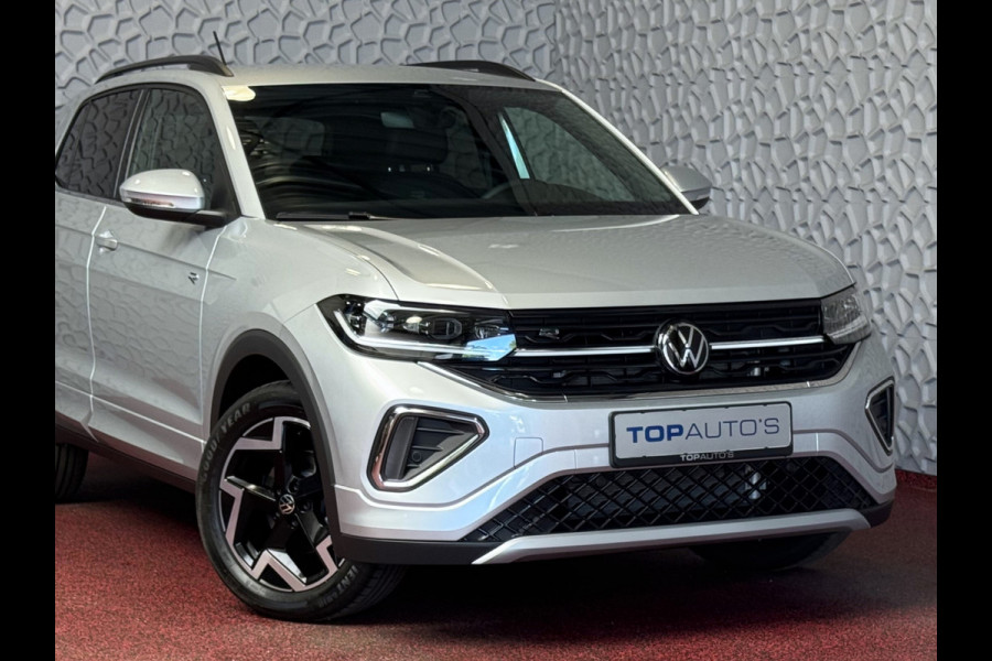 Volkswagen T-Cross ✅ NIEUWE AUTO ✅ TSI 115PK R-LINE EDITION KEYLESS TREKHAAK LED IQ CAMERA STOELVERW ✅2025✅ "Volkswagen rijden begint bij Topautos.nl – 75 topmodellen direct op voorraad!"
