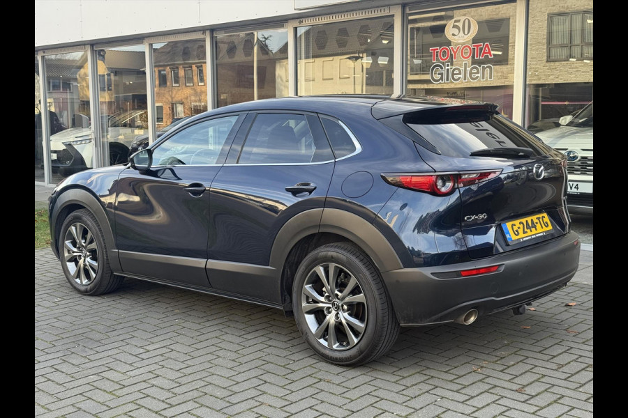 Mazda CX-30 Skyactiv-X 180pk Automaat Luxury | Eerste eigenaar, Trekhaak, Bose, 360 Camera, Leer, Dodehoekherkenning, Stoelverwarming