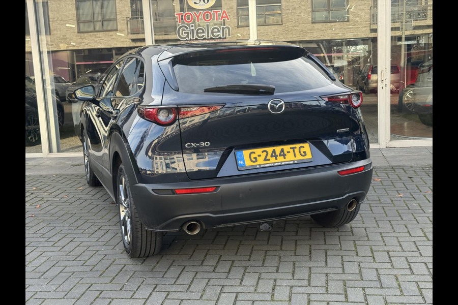 Mazda CX-30 Skyactiv-X 180pk Automaat Luxury | Eerste eigenaar, Trekhaak, Bose, 360 Camera, Leer, Dodehoekherkenning, Stoelverwarming