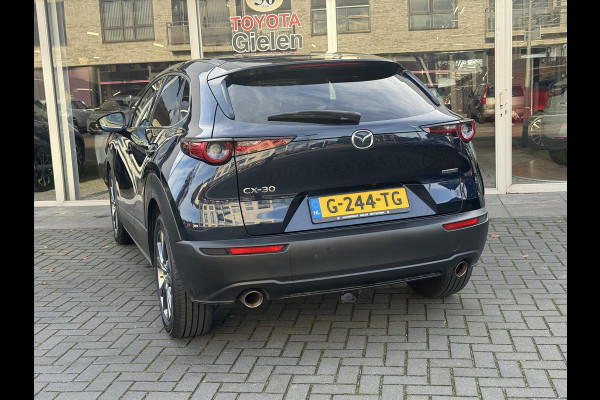 Mazda CX-30 Skyactiv-X 180pk Automaat Luxury | Eerste eigenaar, Trekhaak, Bose, 360 Camera, Leer, Dodehoekherkenning, Stoelverwarming