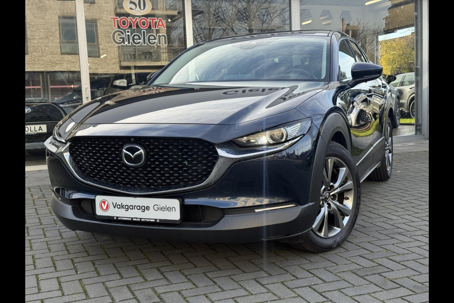Mazda CX-30 Skyactiv-X 180pk Automaat Luxury | Eerste eigenaar, Trekhaak, Bose, 360 Camera, Leer, Dodehoekherkenning, Stoelverwarming