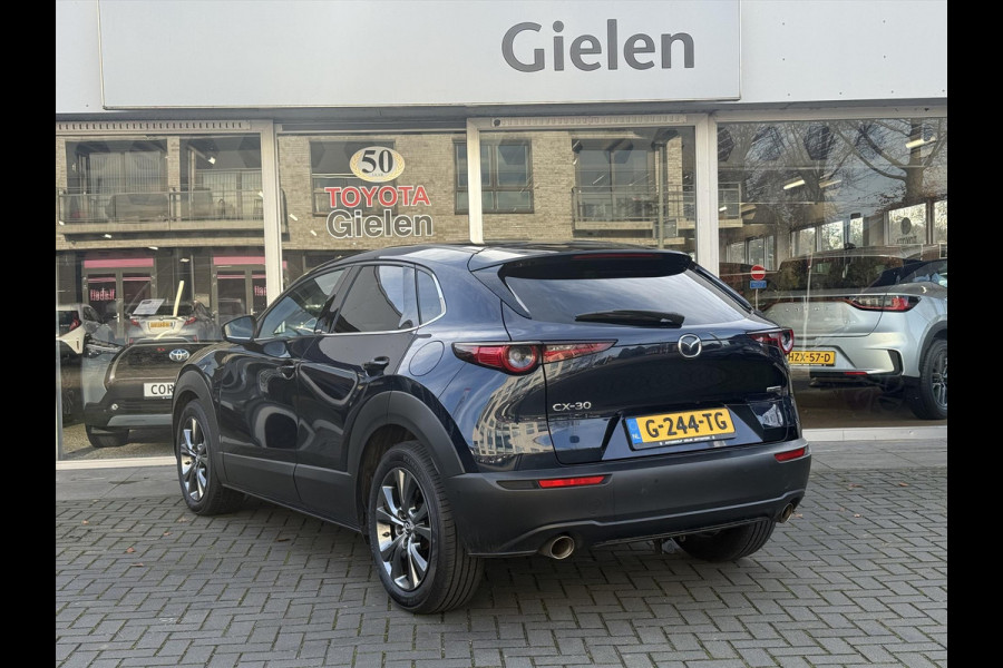 Mazda CX-30 Skyactiv-X 180pk Automaat Luxury | Eerste eigenaar, Trekhaak, Bose, 360 Camera, Leer, Dodehoekherkenning, Stoelverwarming