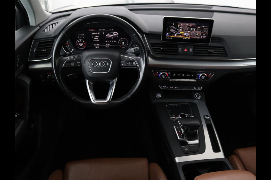 Audi Q5 2.0 TDI quattro Sport | Leder | Stoelverwarming | Trekhaak | Virtual Cockpit | Navigatie | Keyless | Xenon | Elektrische stoelen | Climate control | Parkeerhulp | Cruise control