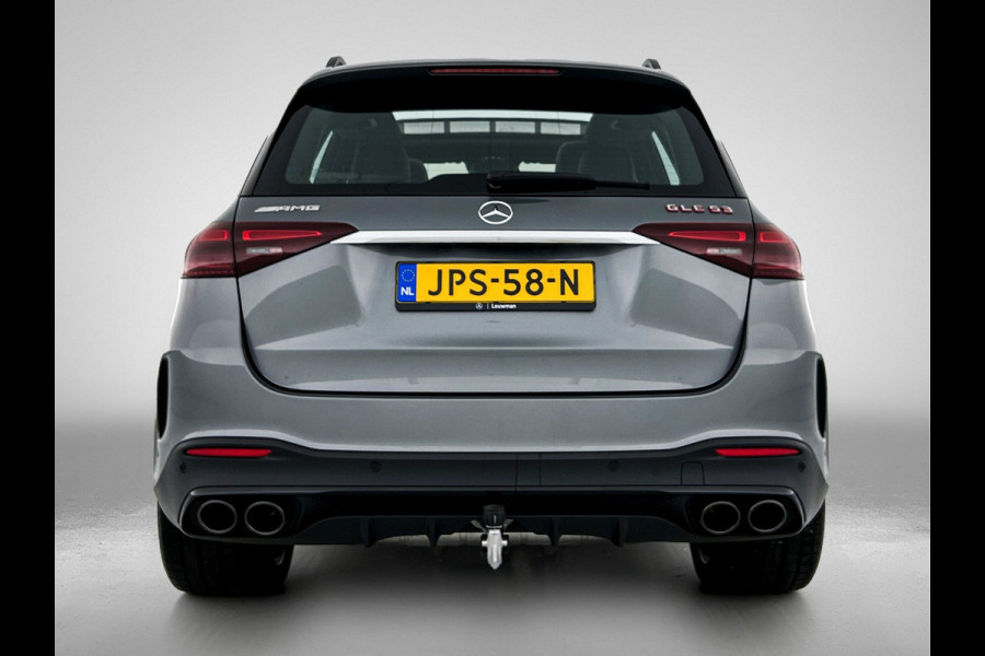 Mercedes-Benz GLE Mercedes-AMG 53 Hybrid 4MATIC+ Premium AMG Premium | Night Pakket | 22 Inch Velgen | Trekhaak | Panorama Schuif-Kanteldak. Inclusief 24 maanden Mercedes-Benz Certified garantie voor Europa.