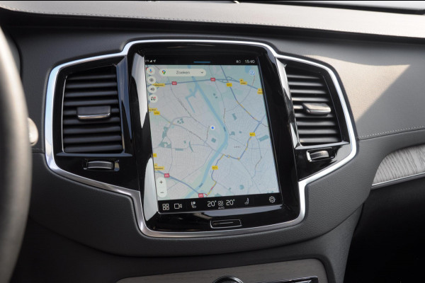 Volvo XC90 T8 455PK Recharge AWD Ultra Dark Long range / Luchtvering / Bowers & Wilkins/ Polestar Tuning / HEICO verlaging / Trekhaak / Head-up display / Stoelverwarming en ventilatie / Massagestoelen / Memory seats / Adaptive cruise control / 360 Camera /