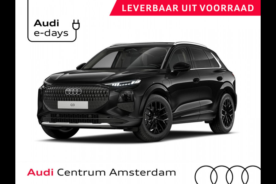 Audi Q3 Advanced edition e-hybrid 272 pk | Techniekpakket plus | Glazen panoramadak | Ambiente lichtpakket | Verwarmbaar stuurwiel |