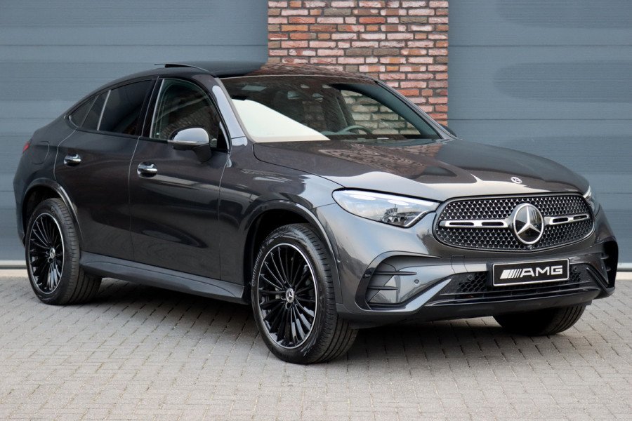 Mercedes-Benz GLC Coupé 300e 4MATIC Premium AMG Line | Distronic+ | Burmester | Memory | Trekhaak | Panoramadak | Surround Camera | Keyless Go | Digital Light | Rijassistentiepakket+ |