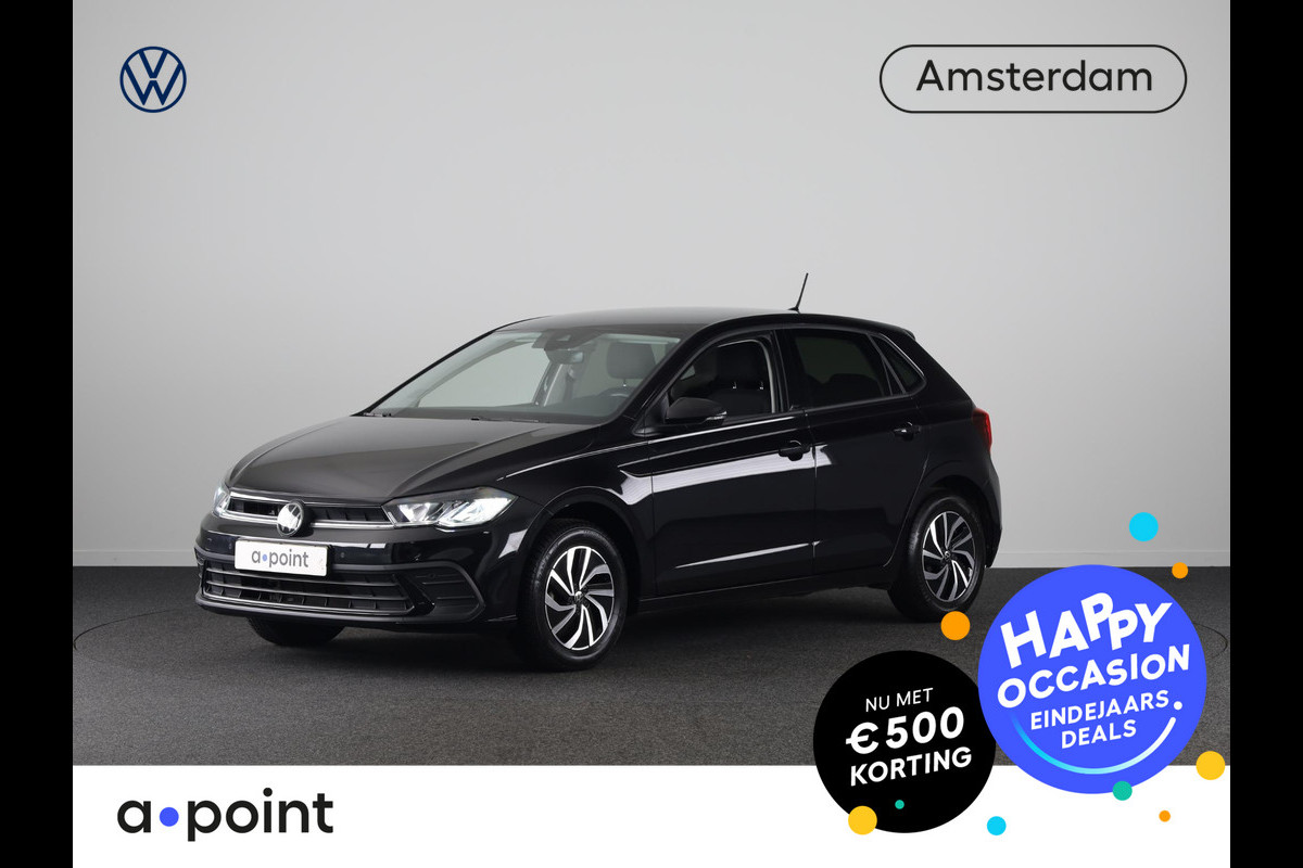 Volkswagen Polo 1.0 TSI Life Edition 95 pk | Verlengde garantie | Navigatie | Parkeersensoren | Achteruitrijcamera | Adaptieve cruise control | Stoelverwarming |