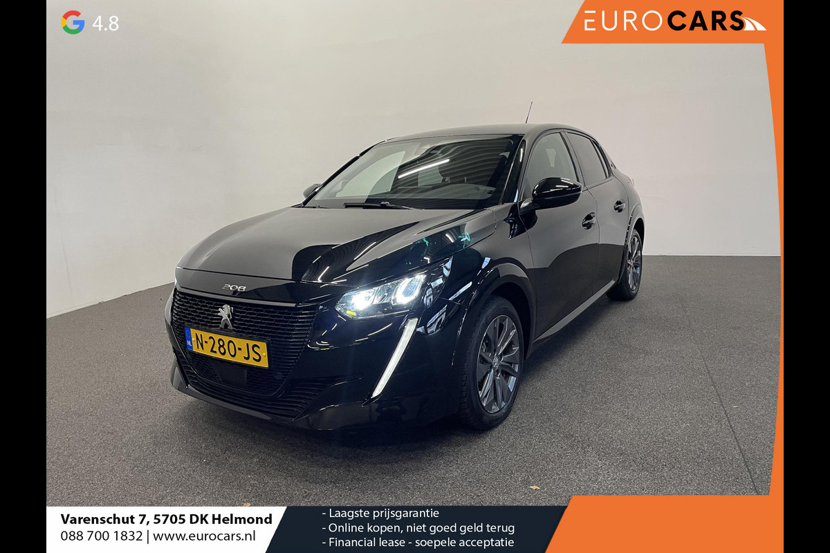 Peugeot e-208 EV Allure Pack 50 kWh Airco ECC Navi Carplay PDC VA + Camera Stoelverwarming Full LED LM Velgen Virtual Cockpit Cruise Control