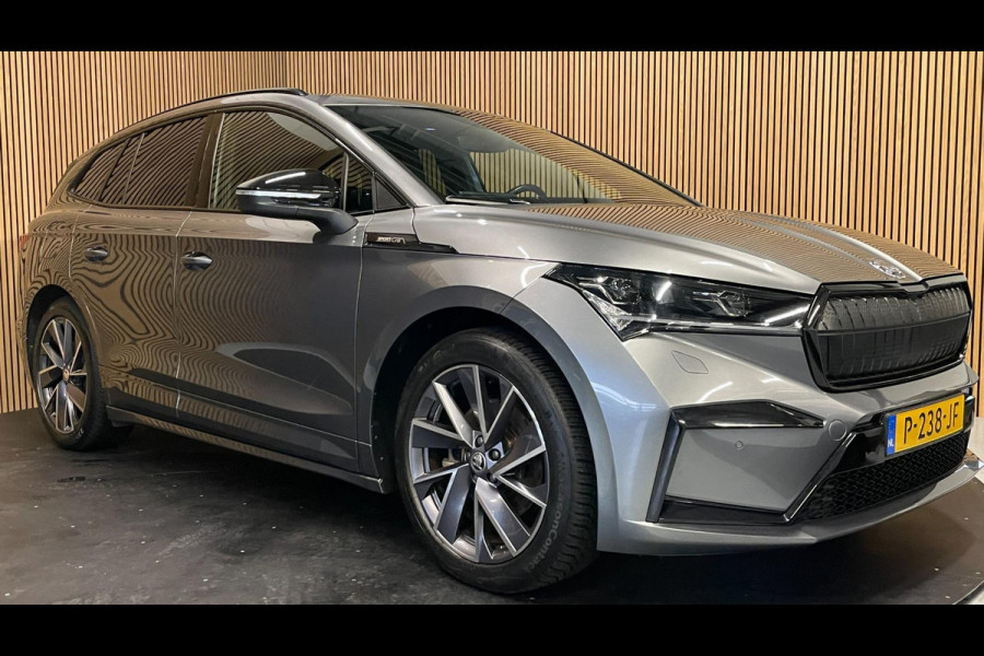 Škoda ENYAQ iV 60 SPORTLINE|TREKHAAK|AMBIENT LIGHT|KUIPSTOEL|CARPLAY|CAMERA|ACC|STUURVERW.|INCL.BTW|NL-AUTO|1e EIG.|NAP|