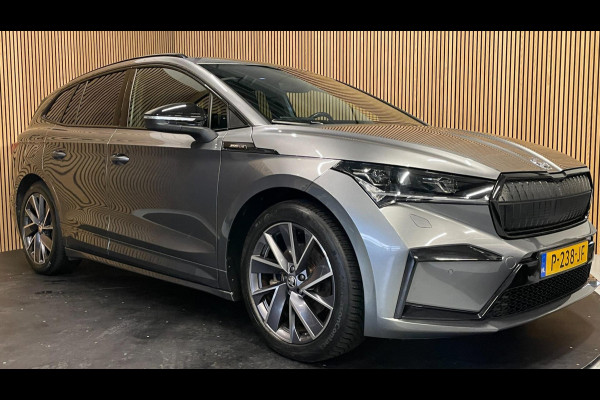 Škoda ENYAQ iV 60 SPORTLINE|TREKHAAK|AMBIENT LIGHT|KUIPSTOEL|CARPLAY|CAMERA|ACC|STUURVERW.|INCL.BTW|NL-AUTO|1e EIG.|NAP|
