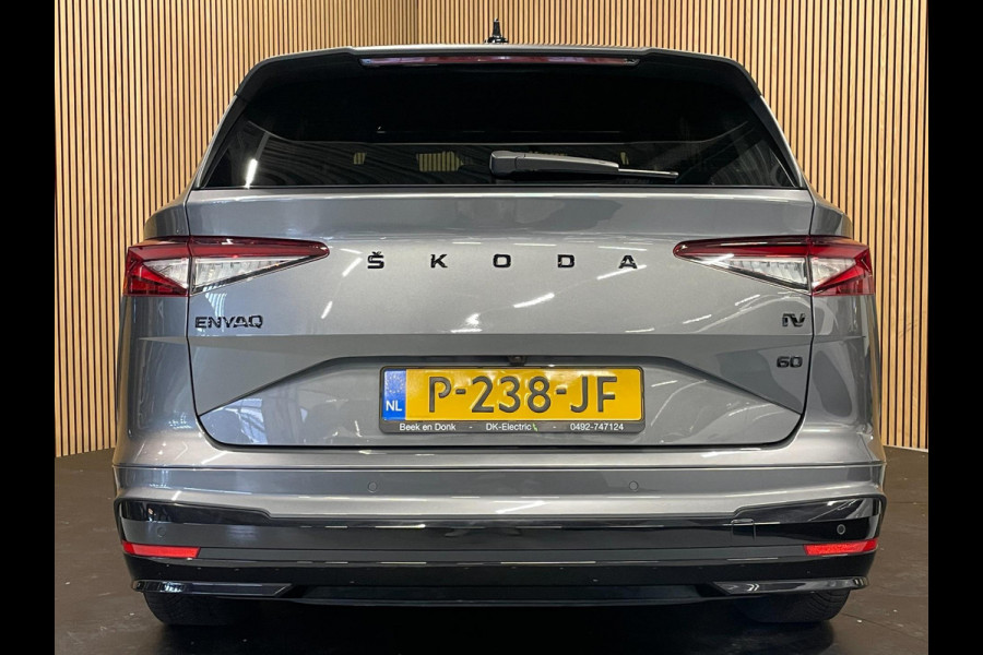 Škoda ENYAQ iV 60 SPORTLINE|TREKHAAK|AMBIENT LIGHT|KUIPSTOEL|CARPLAY|CAMERA|ACC|STUURVERW.|INCL.BTW|NL-AUTO|1e EIG.|NAP|