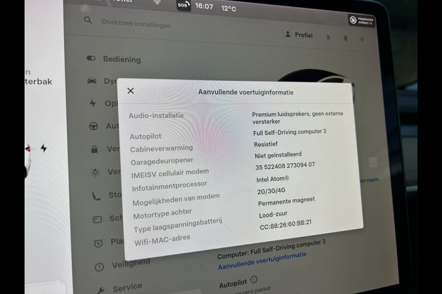 Tesla Model 3 Standard RWD Plus 60 kWh 87% SOH 1e Eigenaar NL-Auto
