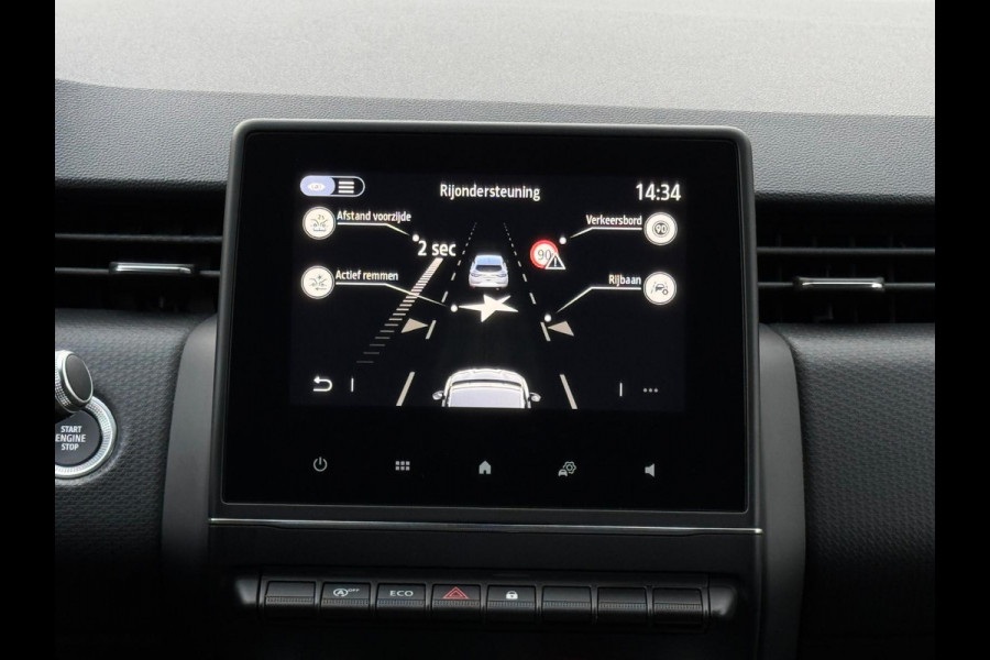 Renault Clio 1.0 TCe Intens, NAVIGATIE, climaat controle, digitaal cockpit, sensoren, 1/2 lederen sportinterieur, luxe uitvoering