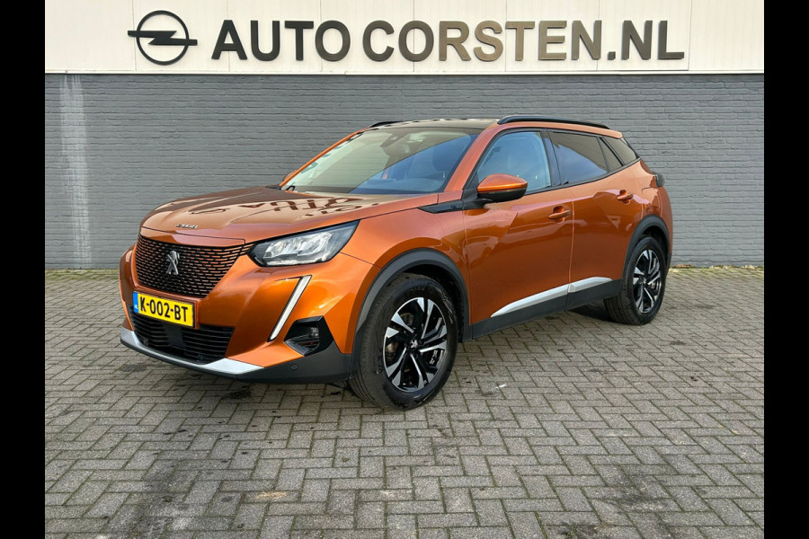 Peugeot e-2008 **Gereserveerd** EV Allure 50kWh SOH 93% Adap.Cruise Panoramadak 360°Camera Apple Carplay Android Auto Navi Ecc Pdc Keyless Stoelverwarming Lmv 17" Led Lane Assist DAB Bluetooth Privacy Glas 1e Eigenaar Origineel Nederlandse Auto