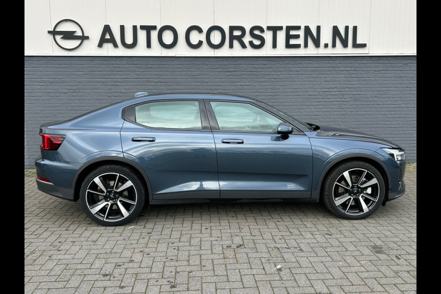 Polestar 2 Long Range 78kWh SOH 92% Leder Panoramadak Adap.Cruise Trekhaak Harman/Kardon®-Audio Memory Apple Carplay Android Auto Navi Ecc Stoel+Stuur+Achterbankverwarming Pdc Elek.Achterklep Lane Assist BLIS Road Sign Info 1e Eigenaar Origineel Nederlandse Auto