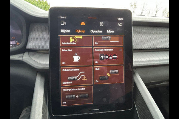 Polestar 2 Long Range 78kWh SOH 92% Leder Panoramadak Adap.Cruise Trekhaak Harman/Kardon®-Audio Memory Apple Carplay Android Auto Navi Ecc Stoel+Stuur+Achterbankverwarming Pdc Elek.Achterklep Lane Assist BLIS Road Sign Info 1e Eigenaar Origineel Nederlandse Auto