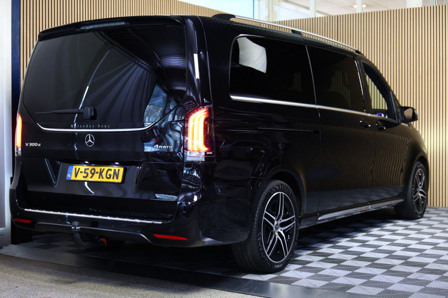 Mercedes-Benz V-Klasse V300d 4Matic XXL LUCHTVERING LEDER CARPLAY STOELVENT. '24 Er wordt ook de bank op de 3e rij bijgeleverd+ tussenschot