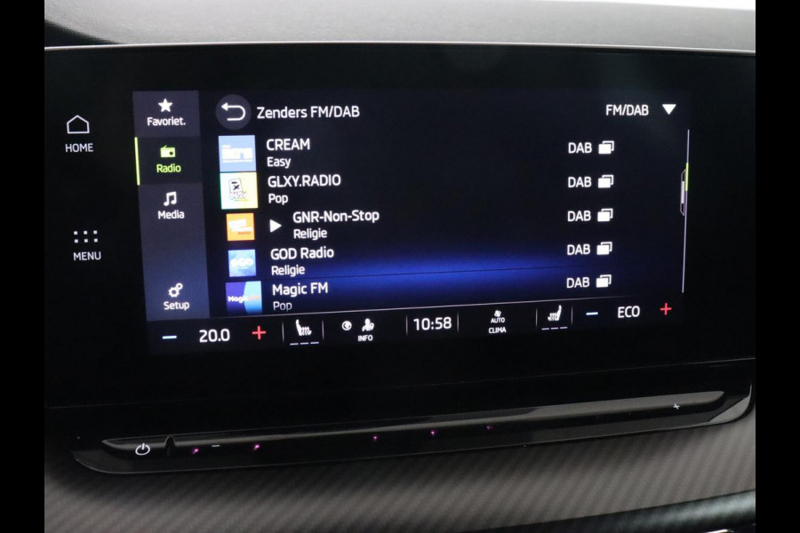 Škoda Octavia 1.4 TSI RS iV PHEV Business | Stoelverwarming | Adaptive cruise | Matrix LED | Side Assist | Camera | Carplay | Navigatie | Sfeerverlichting | Virtual Cockpit | Sportstoelen | Plug In