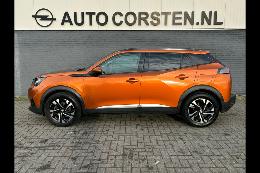 Peugeot e-2008 **Gereserveerd** EV Allure 50kWh SOH 93% Adap.Cruise Panoramadak 360°Camera Apple Carplay Android Auto Navi Ecc Pdc Keyless Stoelverwarming Lmv 17" Led Lane Assist DAB Bluetooth Privacy Glas 1e Eigenaar Origineel Nederlandse Auto