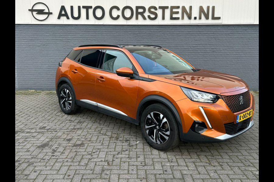 Peugeot e-2008 **Gereserveerd** EV Allure 50kWh SOH 93% Adap.Cruise Panoramadak 360°Camera Apple Carplay Android Auto Navi Ecc Pdc Keyless Stoelverwarming Lmv 17" Led Lane Assist DAB Bluetooth Privacy Glas 1e Eigenaar Origineel Nederlandse Auto