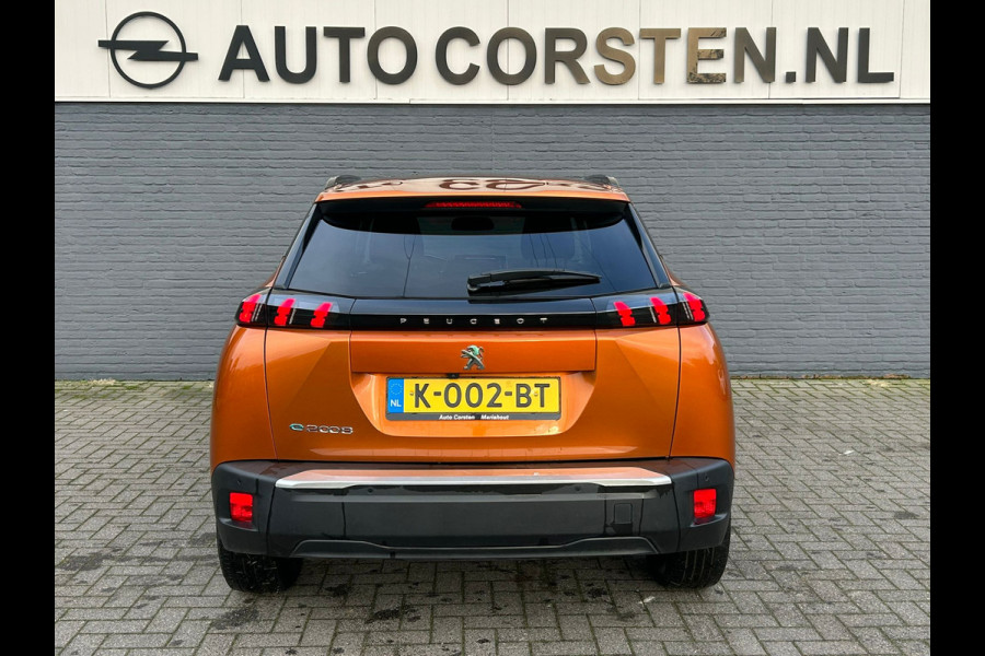 Peugeot e-2008 **Gereserveerd** EV Allure 50kWh SOH 93% Adap.Cruise Panoramadak 360°Camera Apple Carplay Android Auto Navi Ecc Pdc Keyless Stoelverwarming Lmv 17" Led Lane Assist DAB Bluetooth Privacy Glas 1e Eigenaar Origineel Nederlandse Auto