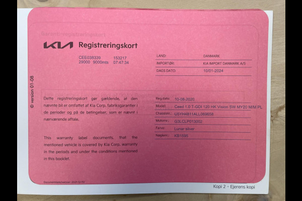 Kia Ceed Sportswagon 1.0 T-GDi DynamicLine|APPLE CARPLAY, ANDROID AUTO|STOEL-,STUURVERW|CAMERA|CRUISE,CLIMATE|1E EIG.|INCL.BTW|