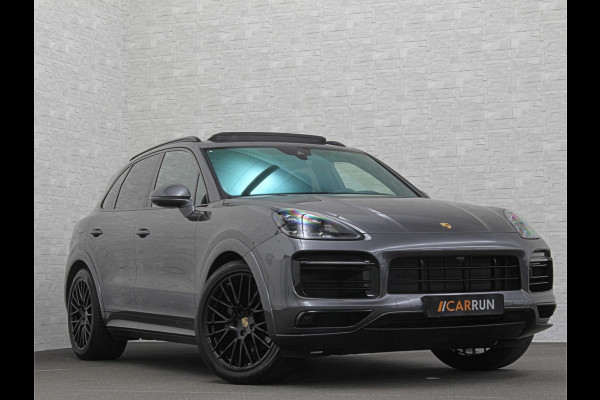 Porsche Cayenne 3.0 E-Hybrid | Sport-Design | 360 Camera | Burmester | Sport-Chrono | Head-Up | Panorama | Nachtzicht | Stoelventilatie | Keyless-Start | Sport-Uitlaat | 21 inch | Stoelverwarming V+A | Leder | Trekhaak | Luchtvering | Memory | Sfeerverlichting | Dodehoek | Active Safe |