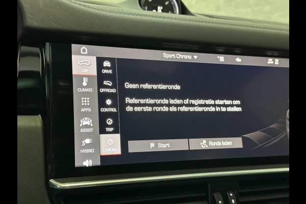 Porsche Cayenne 3.0 E-Hybrid | Sport-Design | 360 Camera | Burmester | Sport-Chrono | Head-Up | Panorama | Nachtzicht | Stoelventilatie | Keyless-Start | Sport-Uitlaat | 21 inch | Stoelverwarming V+A | Leder | Trekhaak | Luchtvering | Memory | Sfeerverlichting | Dodehoek | Active Safe |