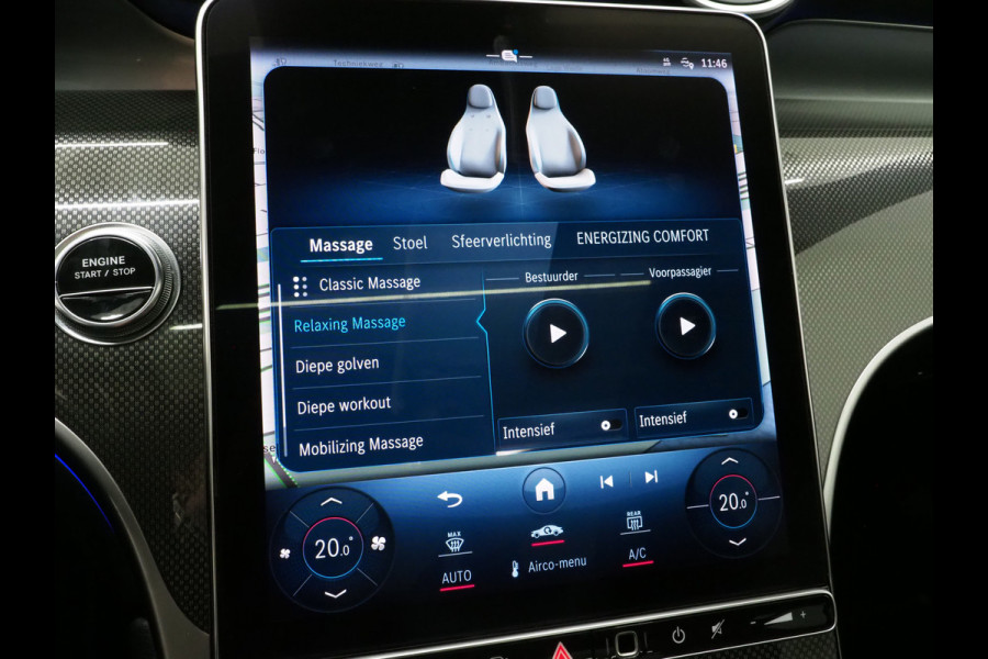 Mercedes-Benz GLC 300e 4MATIC Luxury Line | Panoramadak | Massage | Burmester | Trekhaak | 360 | Leder | Adaptive Cruise