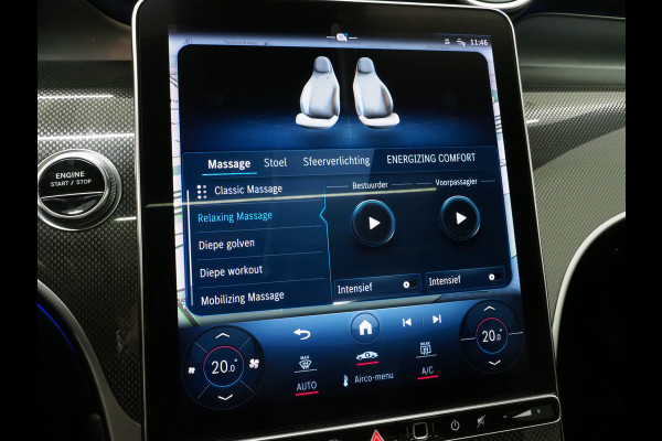 Mercedes-Benz GLC 300e 4MATIC Luxury Line | Panoramadak | Massage | Burmester | Trekhaak | 360 | Leder | Adaptive Cruise