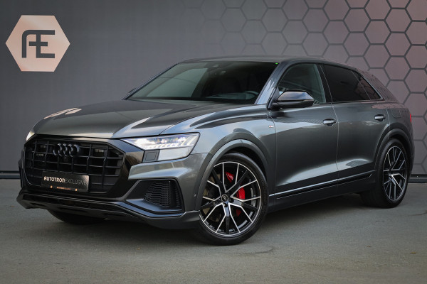 Audi Q8 55 TFSI e quattro | ADAPTIVE CRUISE | SOFTCLOSE | STOELVERWARMING | STUURVERWARMING | ELEKTRISCHE STOELEN | 360 CAMERA | SPORTST
