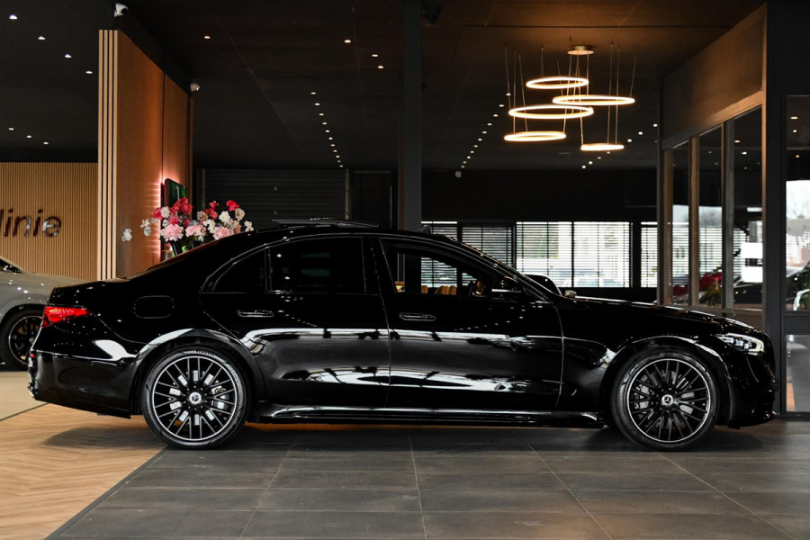 Mercedes-Benz S-Klasse 450 e AMG Line. Massage, 4W sturing, Nappaleder, Koeling, Pano, Softclose, HUD, 360, Burm, Distro+
