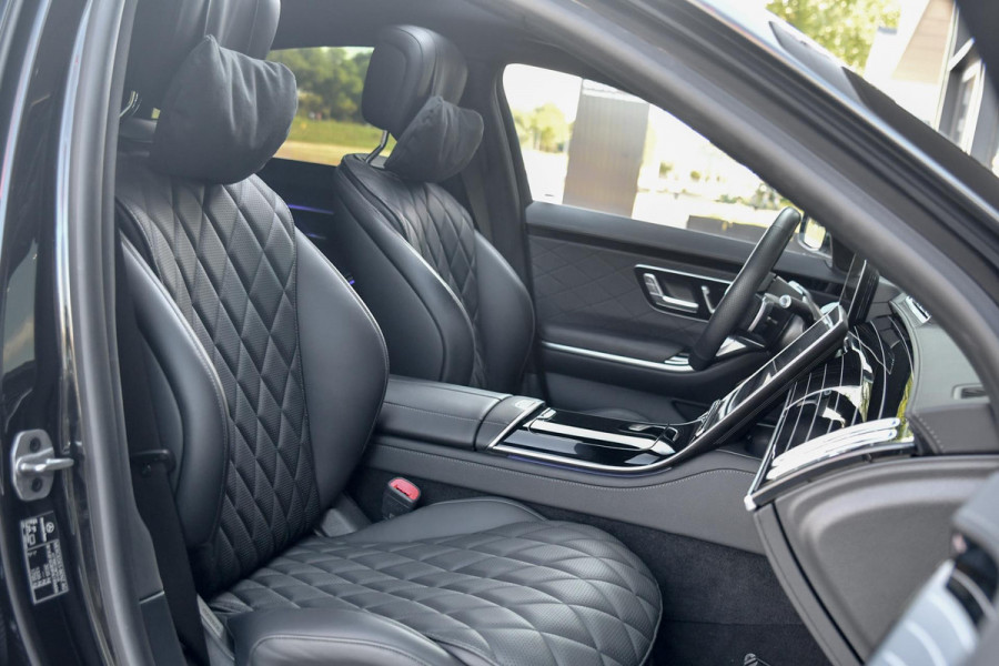 Mercedes-Benz S-Klasse 450 e AMG Line. Massage, 4W sturing, Nappaleder, Koeling, Pano, Softclose, HUD, 360, Burm, Distro+