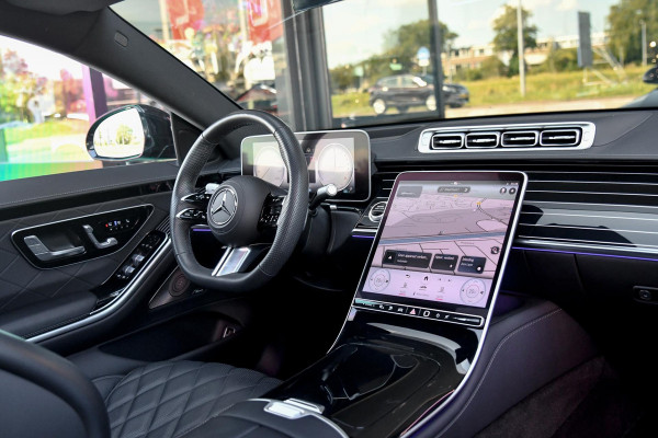 Mercedes-Benz S-Klasse 450 e AMG Line. Massage, 4W sturing, Nappaleder, Koeling, Pano, Softclose, HUD, 360, Burm, Distro+