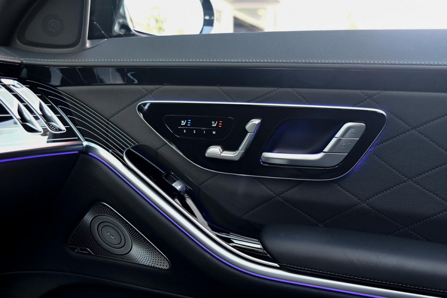 Mercedes-Benz S-Klasse 450 e AMG Line. Massage, 4W sturing, Nappaleder, Koeling, Pano, Softclose, HUD, 360, Burm, Distro+